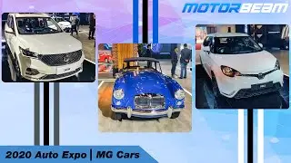 MG Cars At 2020 Auto Expo | MotorBeam