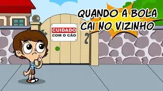 Faé - Quando a bola cai no vizinho (Animação) / Recebi a Placa de 100 mil #YouTubeCreatorAwards