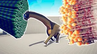 DINOSAUR vs 2x EVERY GOD - TABS | Totally Accurate Battle Simulator 2024