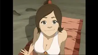 Avatar den siste luftb&auml;ndaren ty-lee's br&ouml;st och team azula spelar volleyball