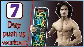 Seven Days 100 Push Up Hard Challenge Workout At Gym 