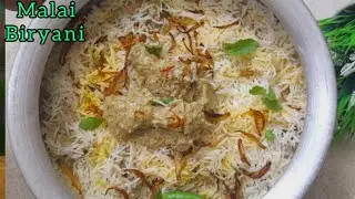 White Mutton Biryani | Malai Boti Biryani | Malai Biryani Banane Ka Tarika | Eid Special 2023 |