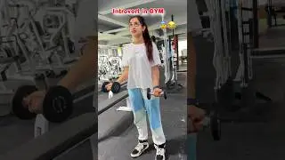Introvert Girl Gym Aa Gai 😂🥹 #shorts #trendingshorts #comedy #relatable #gym #viral #meghachaube