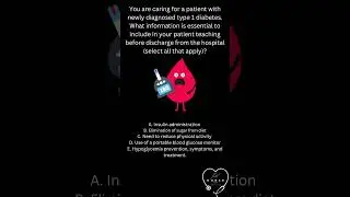 #type1diabetes #endocrinesystem #endocrinology #nursingschool #nursingquestionandanswer #nclexprep