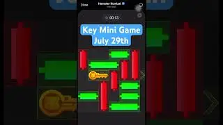 Hamster Kombat Mini Game - 29th July 2024 (Solved)