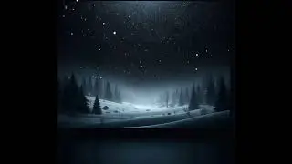 Dark Screen Snowstorm ❄️ | Deep Winter Wind for Sleep