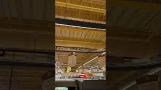 Toy trains at Wegmans steamrolling