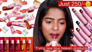 These products from Blue Heaven are 🤯Trying the new Skincare Infused Makeup from Blue Heaven!