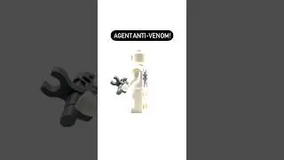 How To Make A LEGO AGENT ANTI-VENOM Minifigure From Marvel Comics! #shorts