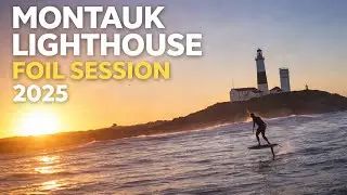 Montauk Lighthouse 2025 Huricane Erin Foil Session