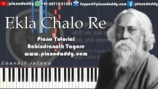 Ekla Chalo Re Piano Tutorial Rabindranath Tagore - Bengali Motivational Song - Ekla Chalo With Beats