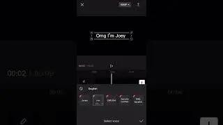 New Text to speech On capcut (Joey)