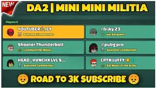 DAY-:67 | DA2 | Mini Militia New Gameplay 🔥| Mini militia Tips and tricks #minimilitia