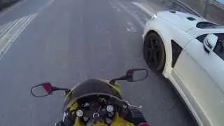 Honda cbr600f4i vs ML 6.3 AMG