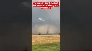 Rare Tornado Strikes Near Middelburg, South Africa 🌪 | Unexpected Extreme Weather Caught on Camera