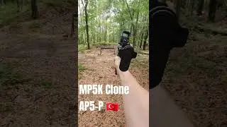 MP5K 9mm from Turkey. The AP5-P SBR #9mmpistol #operator
