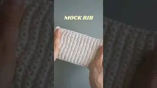 in today's episode of '1x1 ribbing is NOT the only one there': mock rib #knittingtips #ribbing