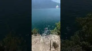 Daredevil Jumps off High Cliff Into Water