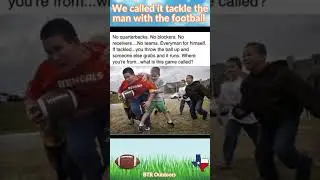 Tackle the man with the football #sports #football #shorts #genx #80s #outside #kidgames