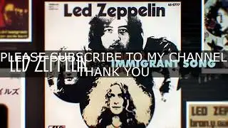 Led Zeppelin Immigrant Song  Backing Track No Bass With Vocals