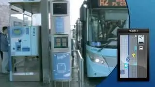 How to get to the Aerobus bus stop at terminal T2