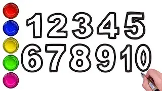 Counting practice 1-10| 1-10 numbers counting with colors| learn numbers for kid day25 part 1