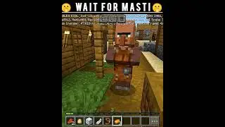 Villagers reaction 😂☠️ #minecraft #minecraftviral #gaming