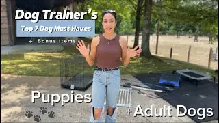 DOG TRAINING SUPPLIES for Puppies and Adult Dogs 🐶✅