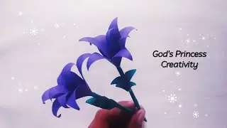 Paper flower /   Craft / God's Princess Creativity / Creativity /  Paper Craft
