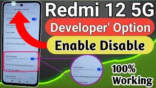 redmi 12 5g Developer option enable // How to enable developer option