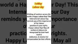 Celebrate Happy Labour Day - Whatsapp Labor Day Quote Status&nbsp;#laborday&nbsp;#labourday&nbsp;#labourdaystatus