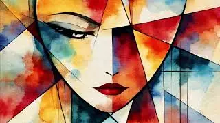 Abstract Woman Portrait | 2 Hours of Relaxing Watercolor Art for TV
