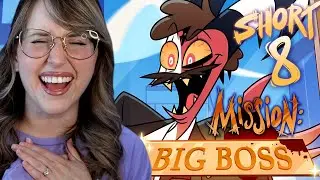 THEATRE NERD REACTS TO HELLUVA BOSS SHORT 8 - MISSION BIG BOSS