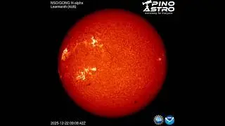 Sun in H-alpha: Dec 22, 2025 #PinoAstro