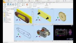 Inventor roller chain drive (인벤터 롤러체인 구동 한국어)