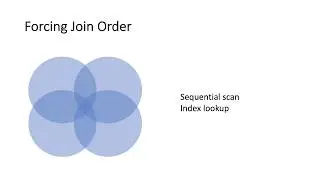 PostgreSQL Forcing Join Order 11/12