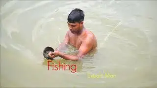 Tilapia fishing technique by diving in the river Different fishing methods from the river