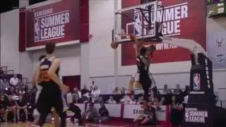Jake Layman Posterizes Marquese Chriss &brvbar; Suns vs Blazers &brvbar; July 9, 2016 &brvbar; 2016 NBA Summer League