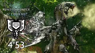 【MHW:I】MR5★ Blackveil Vaal Hazak - 4'53 - Charge Blade