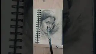 #howtodrawportrait #charcoal #drawing #shorts #viral