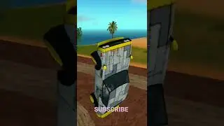 SUPER CAR STUNT ROPE HERO VICE TOWN #shorts