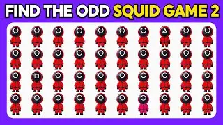 Find the ODD One Out - Squid Game 2 🐙🦑🎮 | Easy, Medium, Hard Levels Quiz