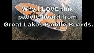 Great Lakes Paddleboards Woody paddle board purchase review. No it is not made of wood.