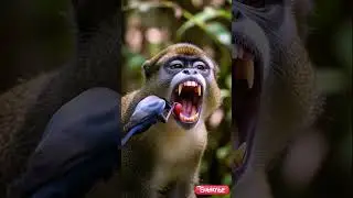 Bird Risks It All to Save Monkey from Deadly Parasite!