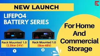 Cellcronic New launch LiFePo4 Battery Series Rack Mounted 1.0 | Best Battery For Home Storage.