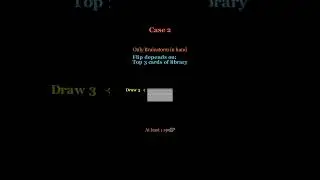 Delver Brainstorm Flip &mdash; Hypergeometric Flip #mtg #math #magicthegatheringonline #odd #maths