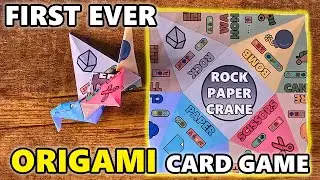Rock Paper Crane | How to play the FIRST EVER Origami Card game