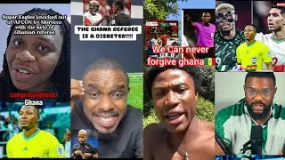 Nigerians🇳🇬 gives Ghana🇸🇳 Referre woto🔥😱 fireback Ghanaians who are happy Morocco🇲🇦 won🙆 mumu people