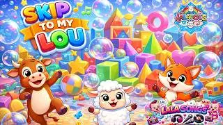 Skip to My Lou 🫧 Shapes & Bubbles | Fun Kids Nursery Rhyme Song