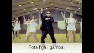 Gangnam Style in dialetto Bresciano (Pota﻿ el ga i gambai)